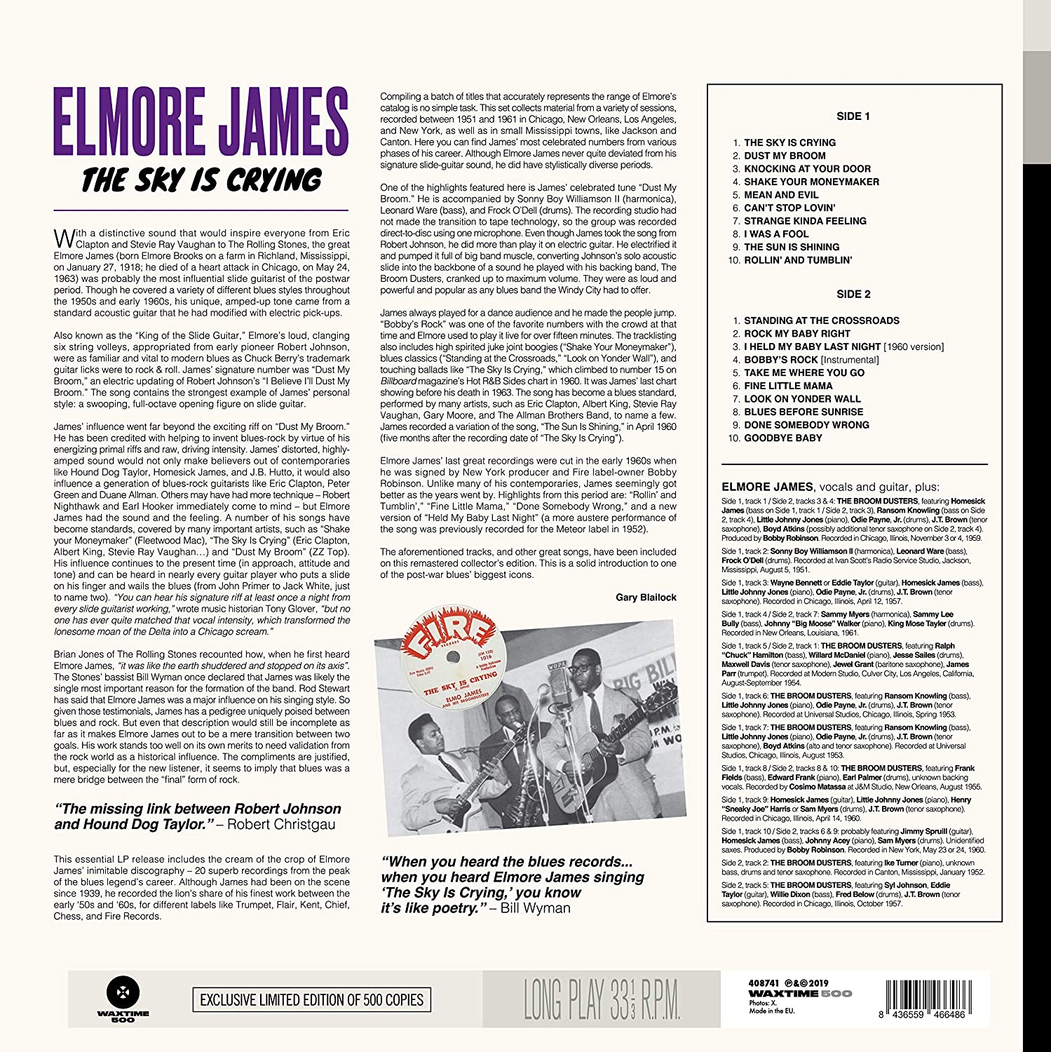 JAMES ELMORE - BLUES AFTER HOURS - Image 2