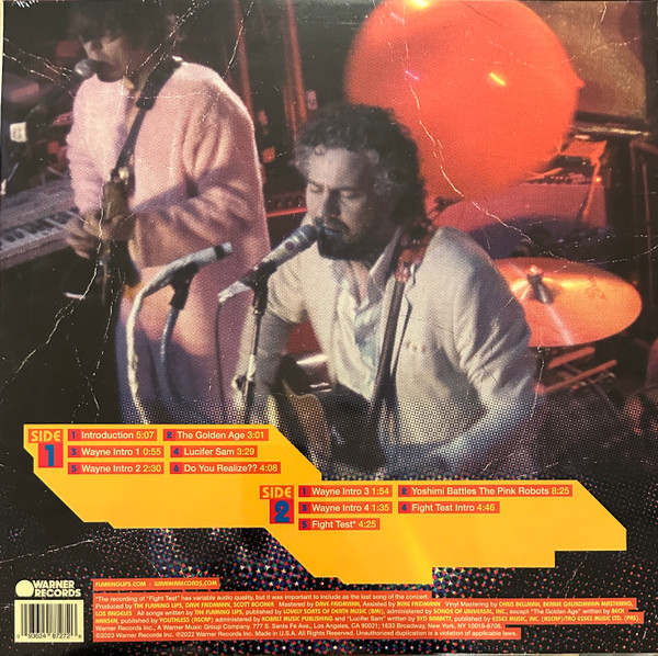 FLAMING LIPS - LIVE AT THE PARADISE LOUNGE 2002 pink RSD BLACK FRIDAY 2023 LP - Slika 2