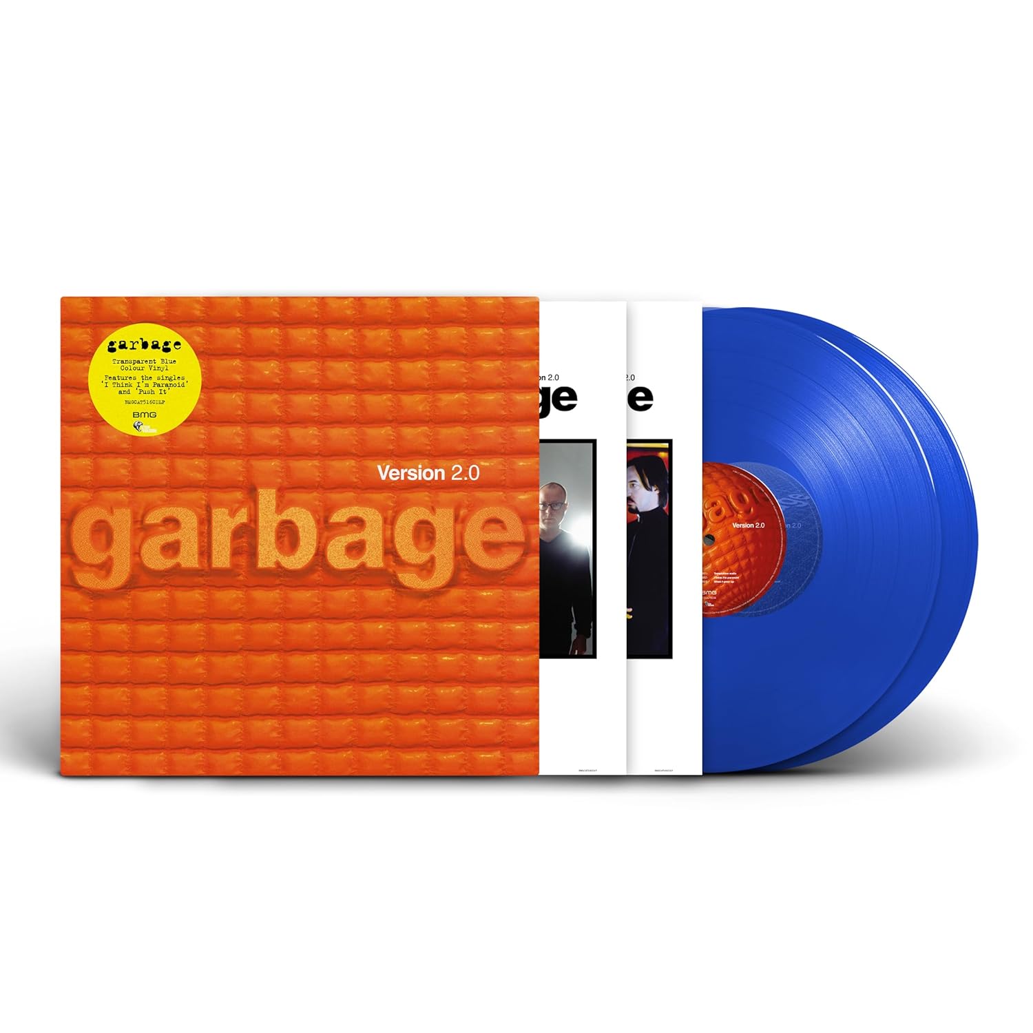 GARBAGE - VERSION 2.0 blue vinyl LP2