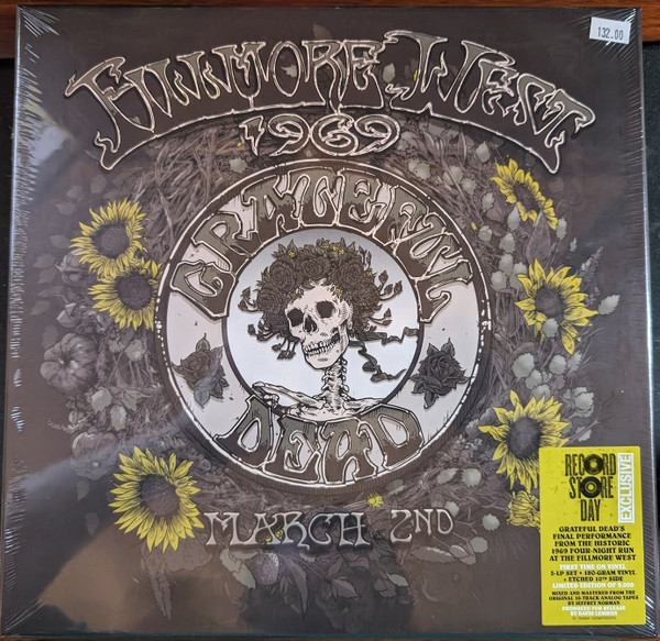GRATEFUL DEAD - FILMORE WEST 1969,MARCH 2nd RSD BLACK FRIDAY 2023 LP5