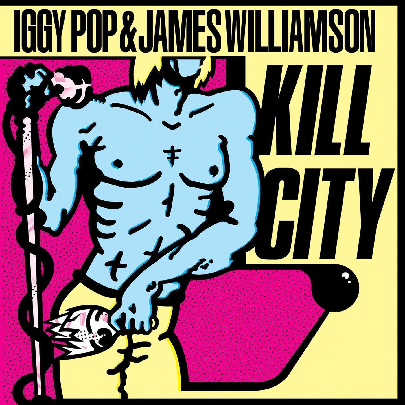 IGGY POP & JAMES WILLIAMSON - KILL CITY orange vinyl LP