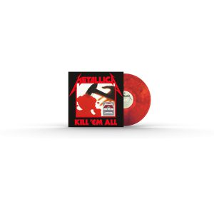METALLICA - KILL'EM ALL ltd fire engine red vinyl LP