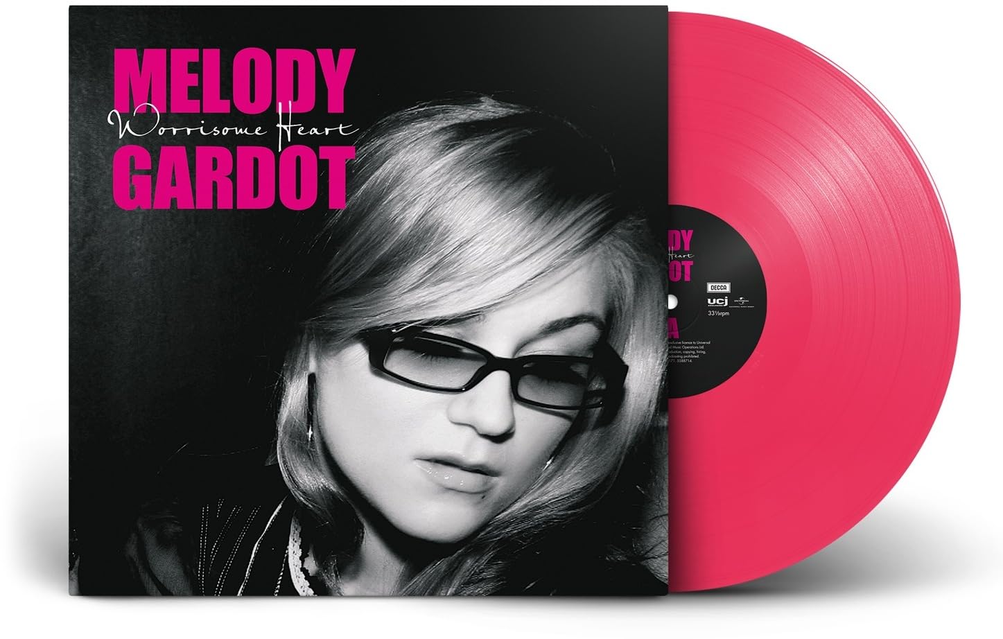 GARDOT MELODY - WORRISOME HEART ltd pink vinyl LP