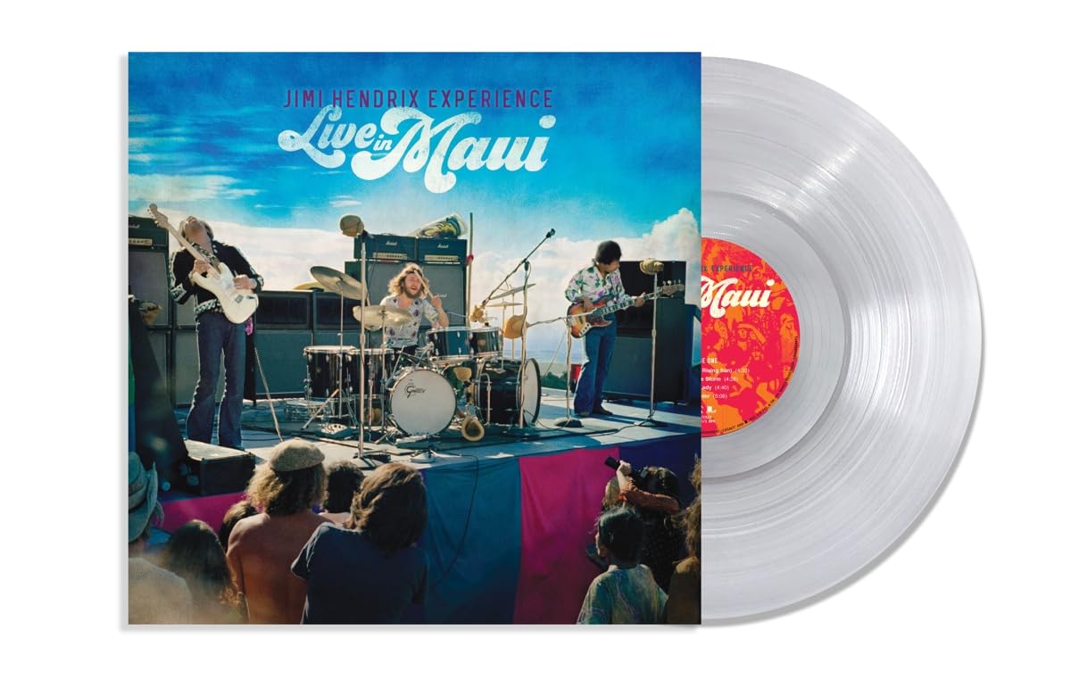 HENDRIX JIMI - LIVE IN MAUI clear colored vinyl LP
