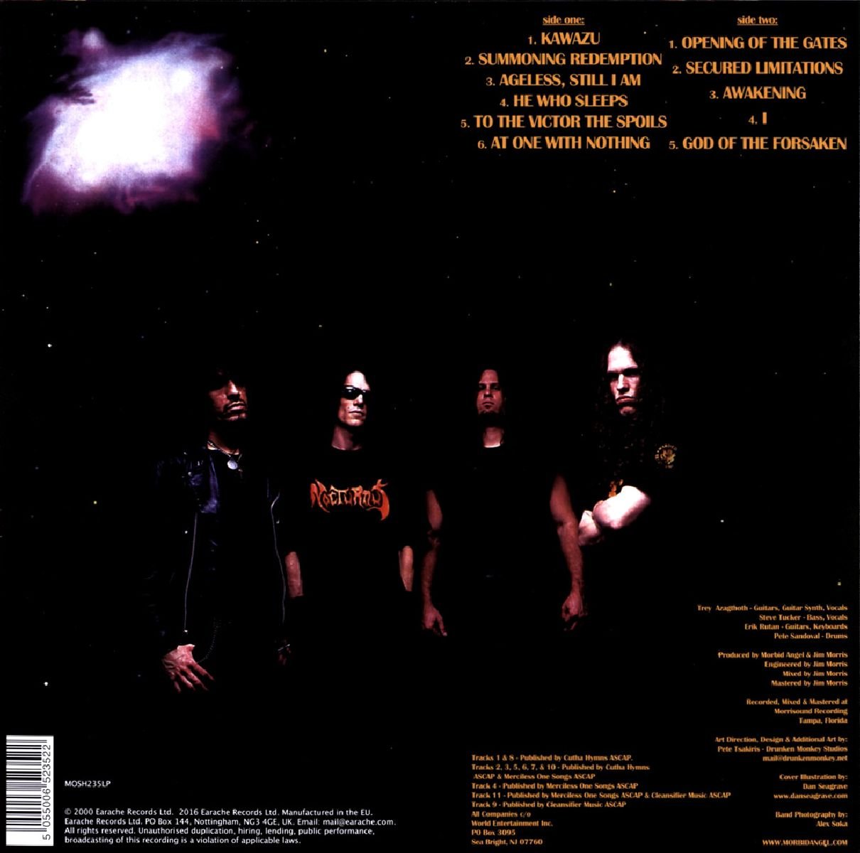 MORBID ANGEL - GATEWAYS TO ANNIHILATION LP - Slika 2