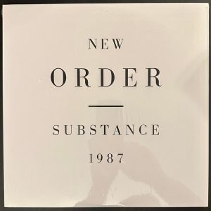 NEW ORDER - SUBSTANCE 1987 red & blue vinyl LP2