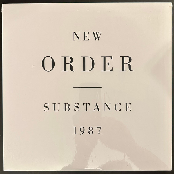 NEW ORDER - SUBSTANCE 1987 red & blue vinyl LP2
