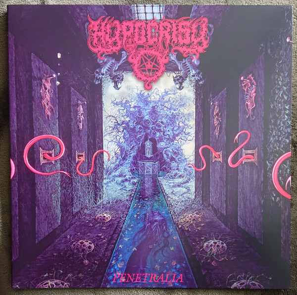 HYPOCRISY - PENETRALIA ltd transparent green white splatter vinyl LP