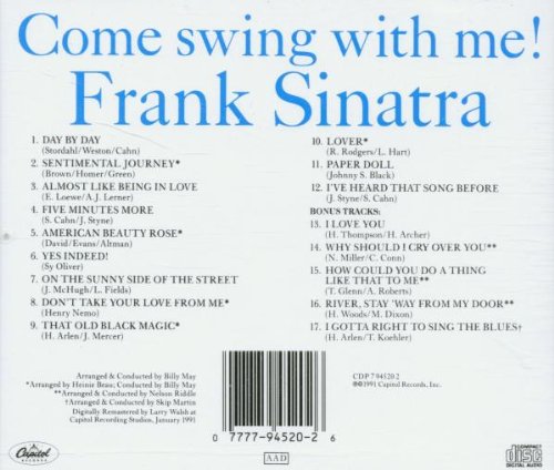 SINATRA FRANK - COME SWING WITH ME CD - Slika 2
