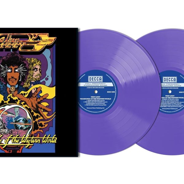 THIN LIZZY - VAGABONDOS OF THE WESTERN WORLD 50 anniversary purple vinyl LP2