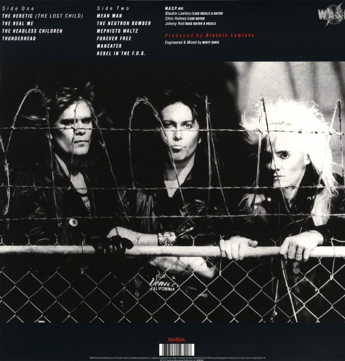 W.A.S.P. - HEADLESS CHILDREN LP - Slika 2