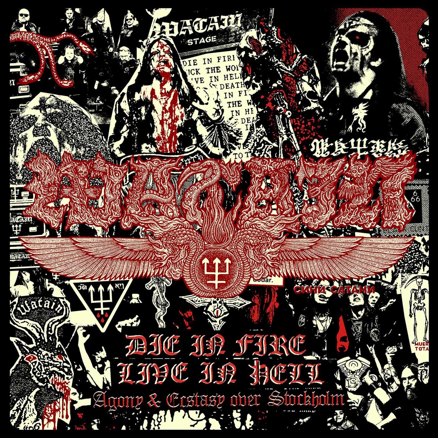 WATAIN - DIE IN FIRE LIVE IN HELL digi pack CD