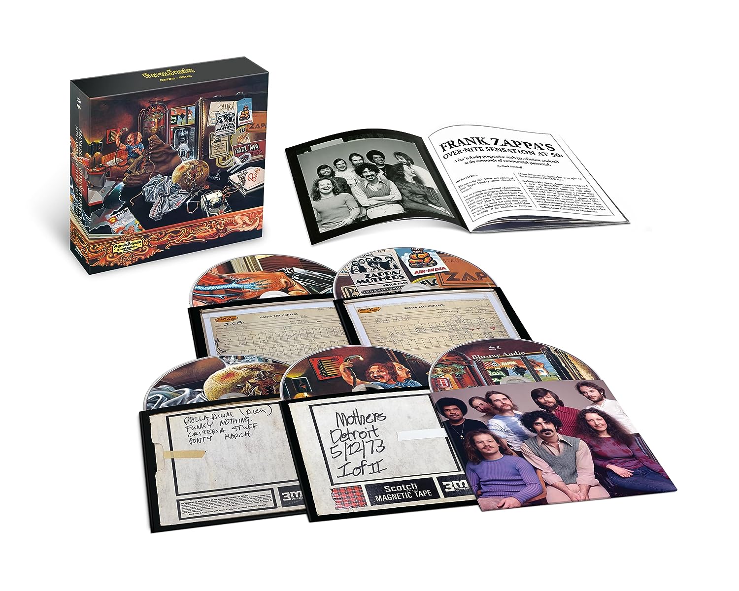 ZAPPA FRANK - OVER-NITE SENSATION 50th anniversary CD5