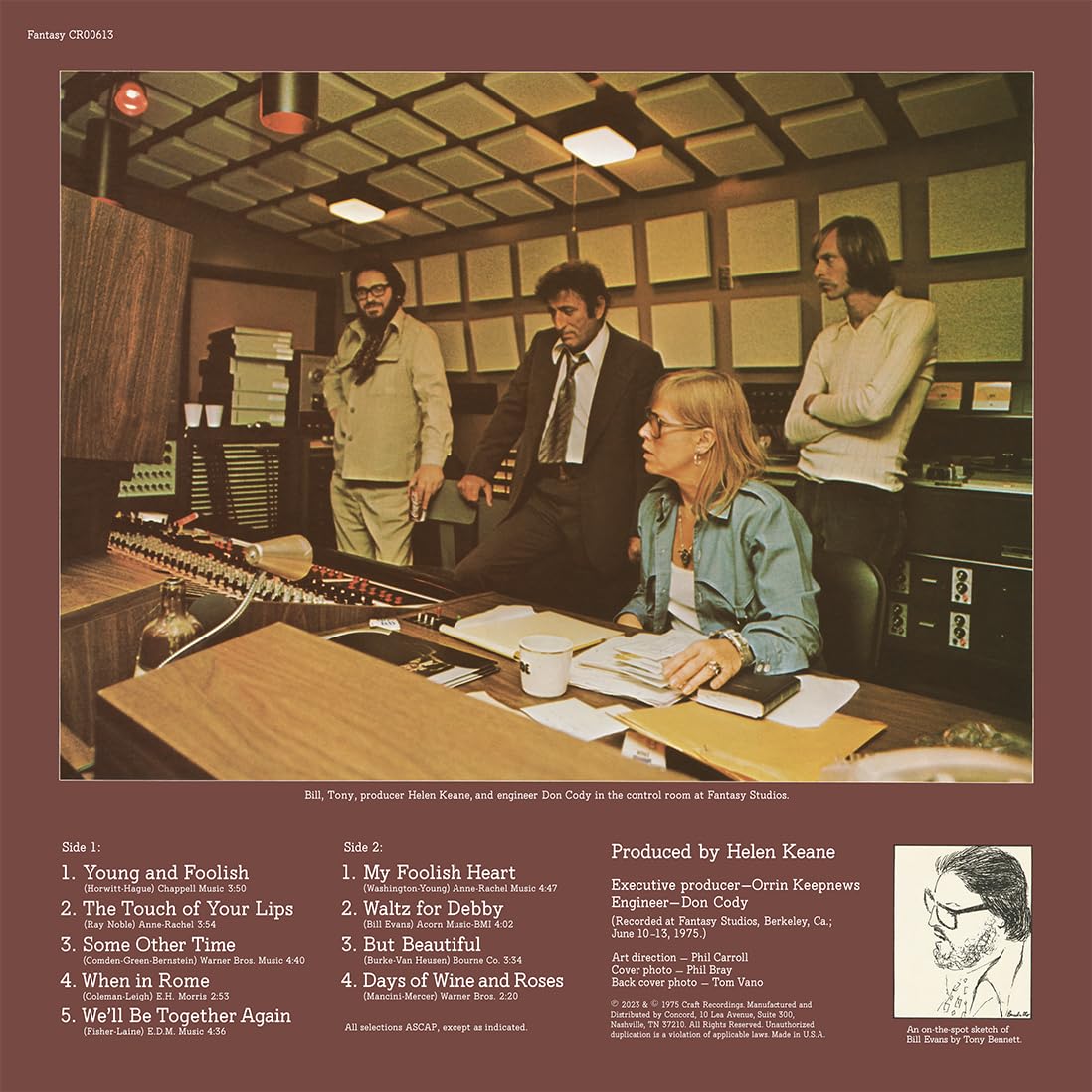 BENNETT TONY/BILL EVANS - TONY BENNETT BILL EVANS ALBUM LP - Slika 2