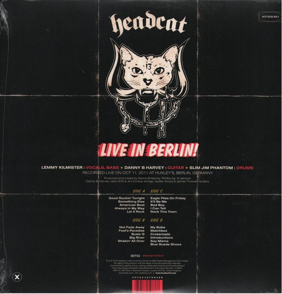HEADCAT - LIVE IN BERLIN ltd red vinyl LP2 - Slika 2