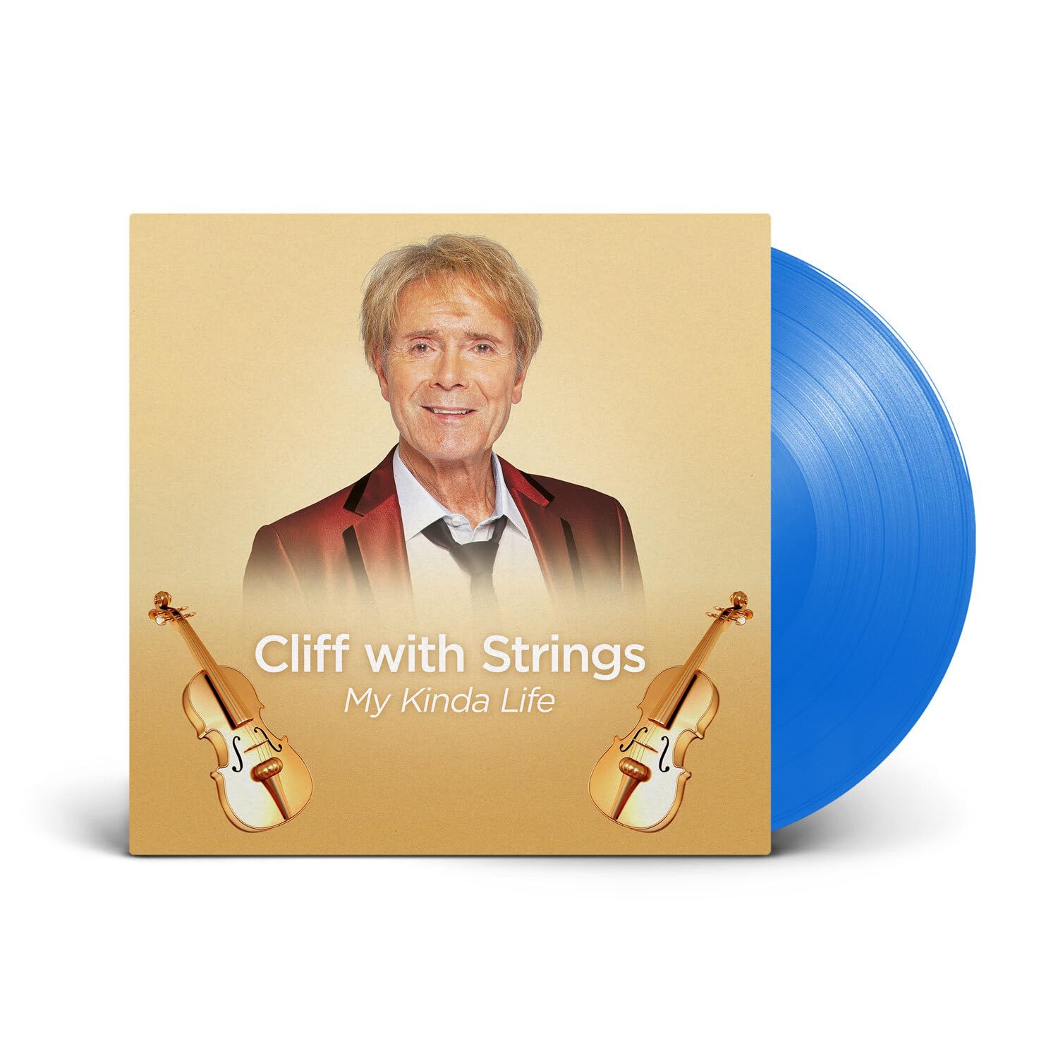 RICHARD CLIFF - CLIFF WITH STRINGS MY KINDA LIFE ltd blue vinyl LP