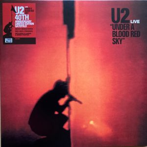 U2 - UNDER BLOOD RED SKY 40 anniversary ltd gatefold red vinyl LP