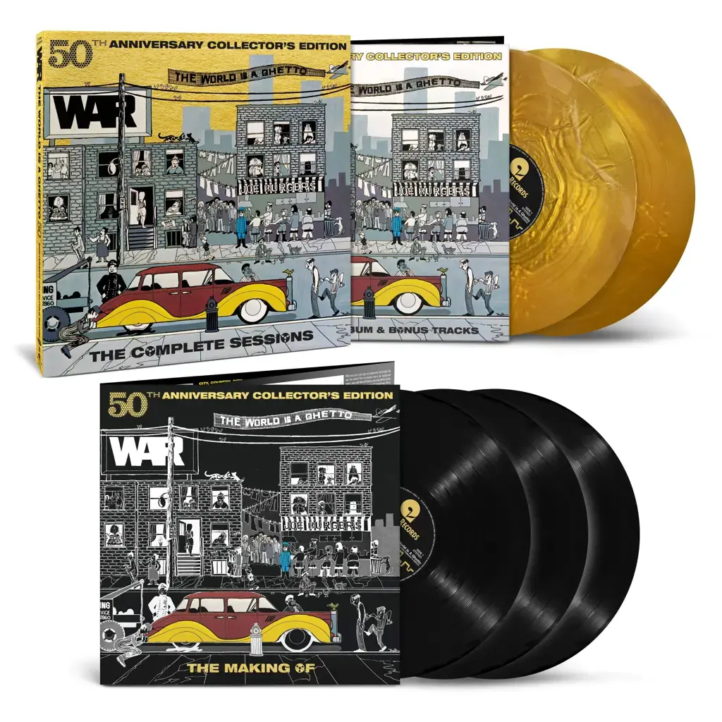 WAR - WORLD IS A GHETTO 50 anniversary collectr's edition gold vinyl LP5