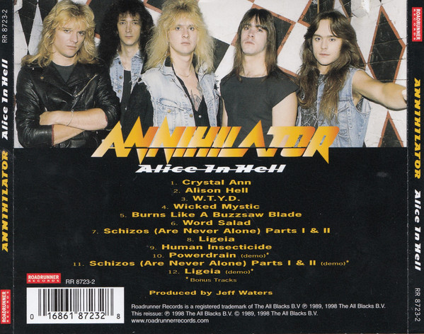 ANNIHALATOR - ALICE IN HELL CD - Slika 2