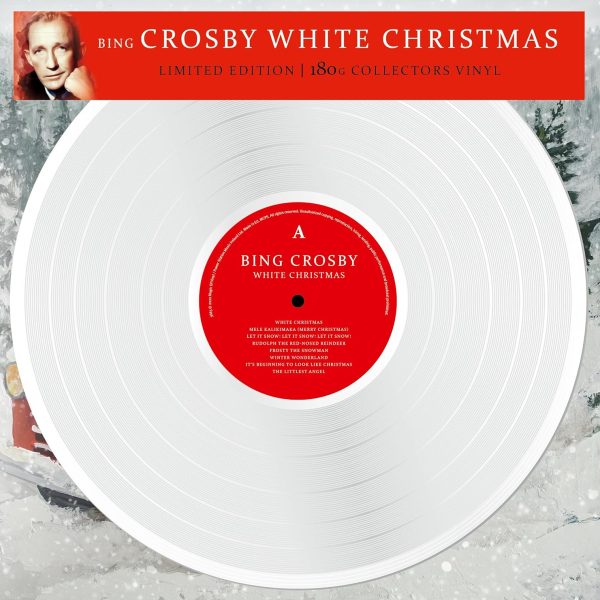 CROSBY BING - WHITE CHRISTMAS white vinyl LP