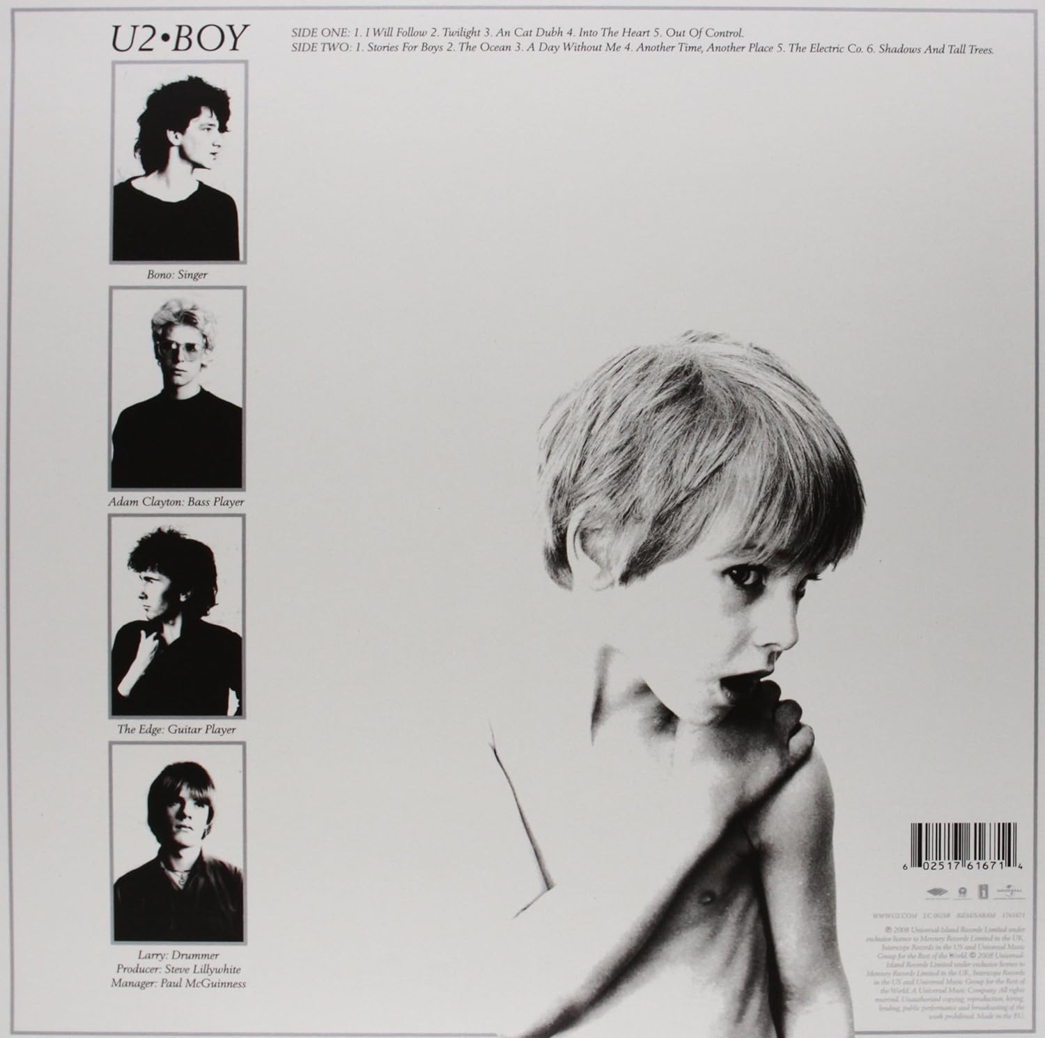 U2 - BOY LP - Slika 2
