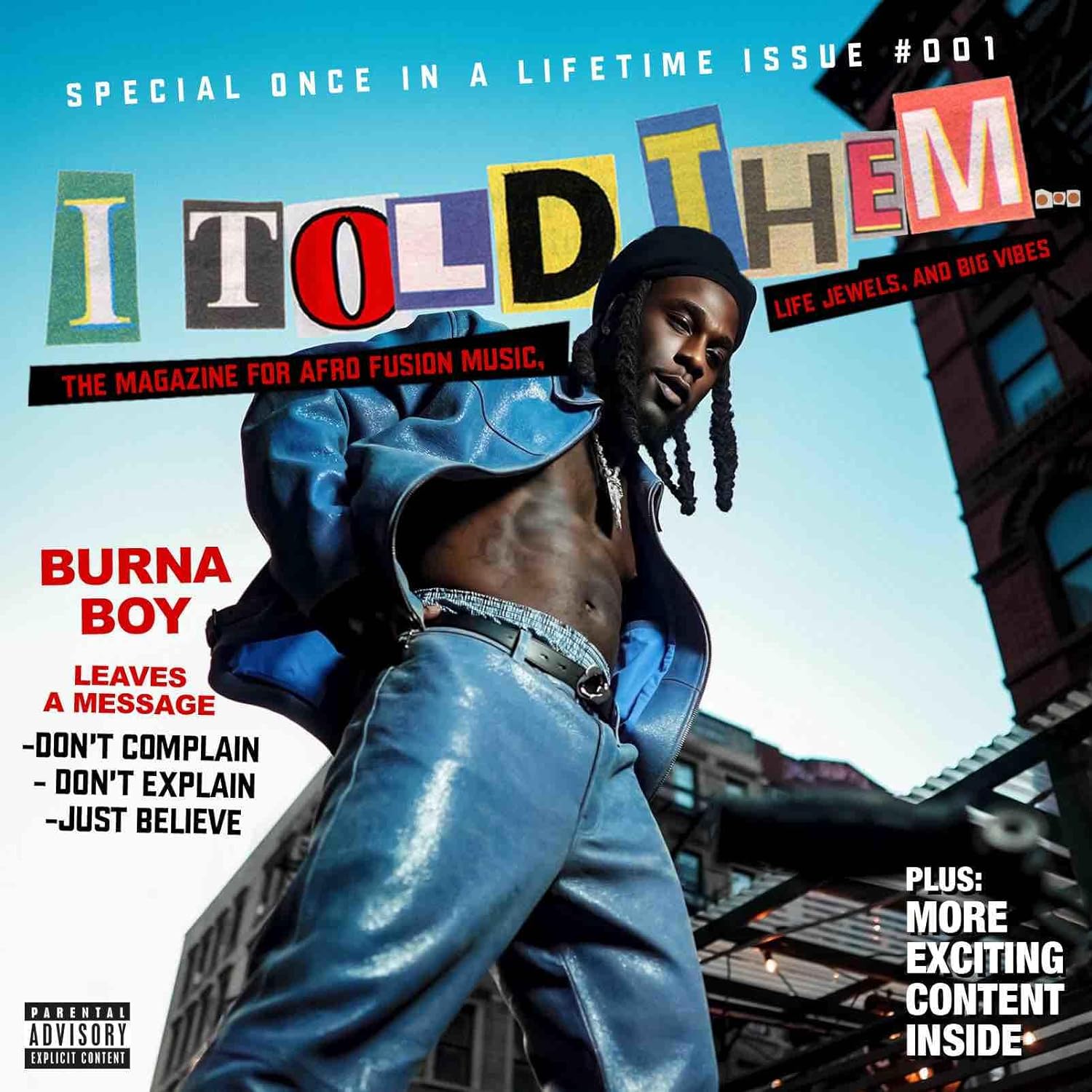 BURNA BOY - I TOLD THEM ltd vinyl LP