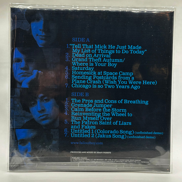FALL OUT BOY - TAKE THIS TO YOUR GRAVE black ice vinyl LP - Slika 2