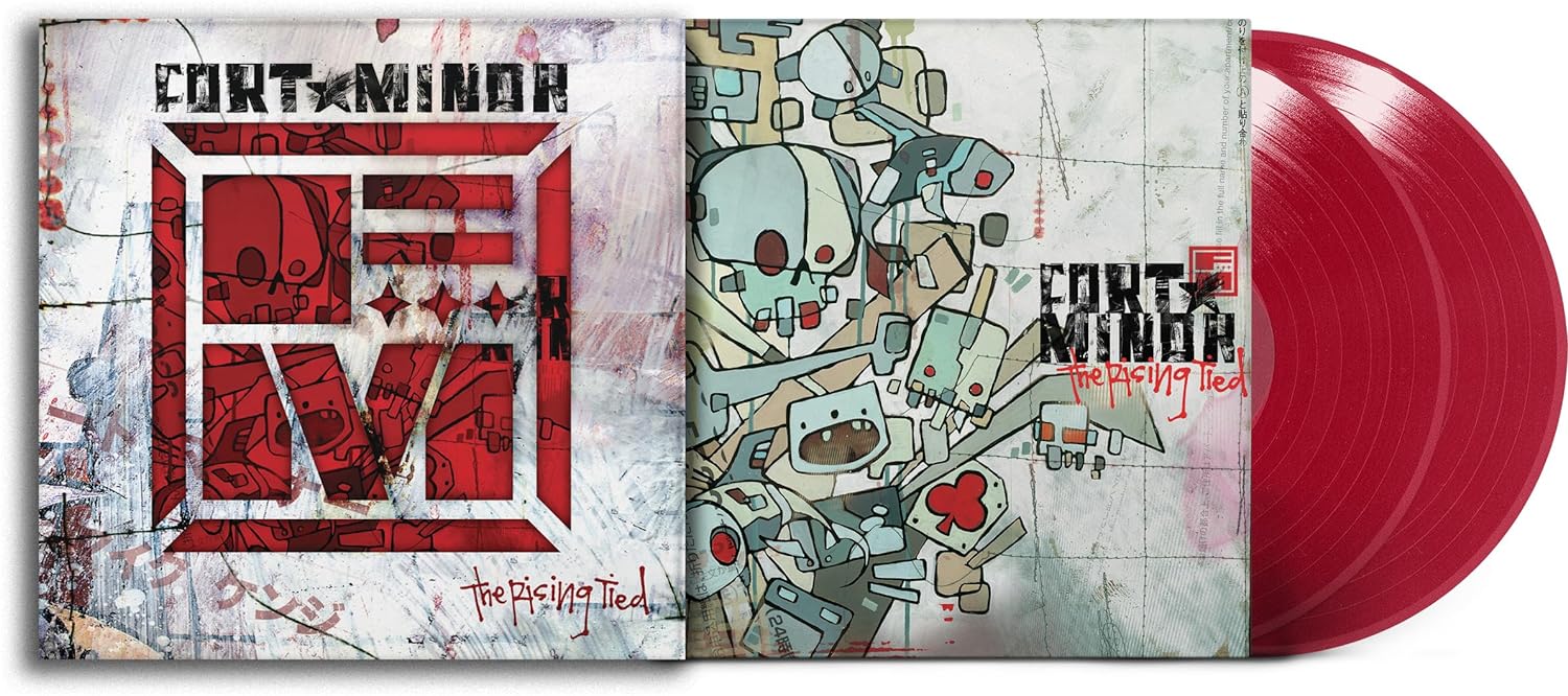 FORT MINOR - RISING TIED ltd apple red vinyl LP2