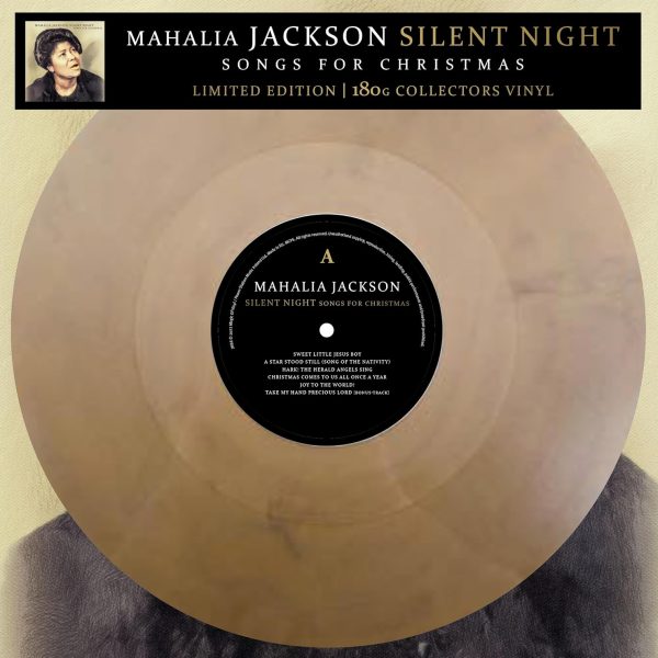 JACKSON MAHALIA - SILENT NIGHT marble vinyl LP