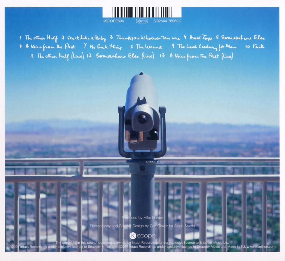 MARILLION - SOMWHERE ELSE digipack CD - Slika 2