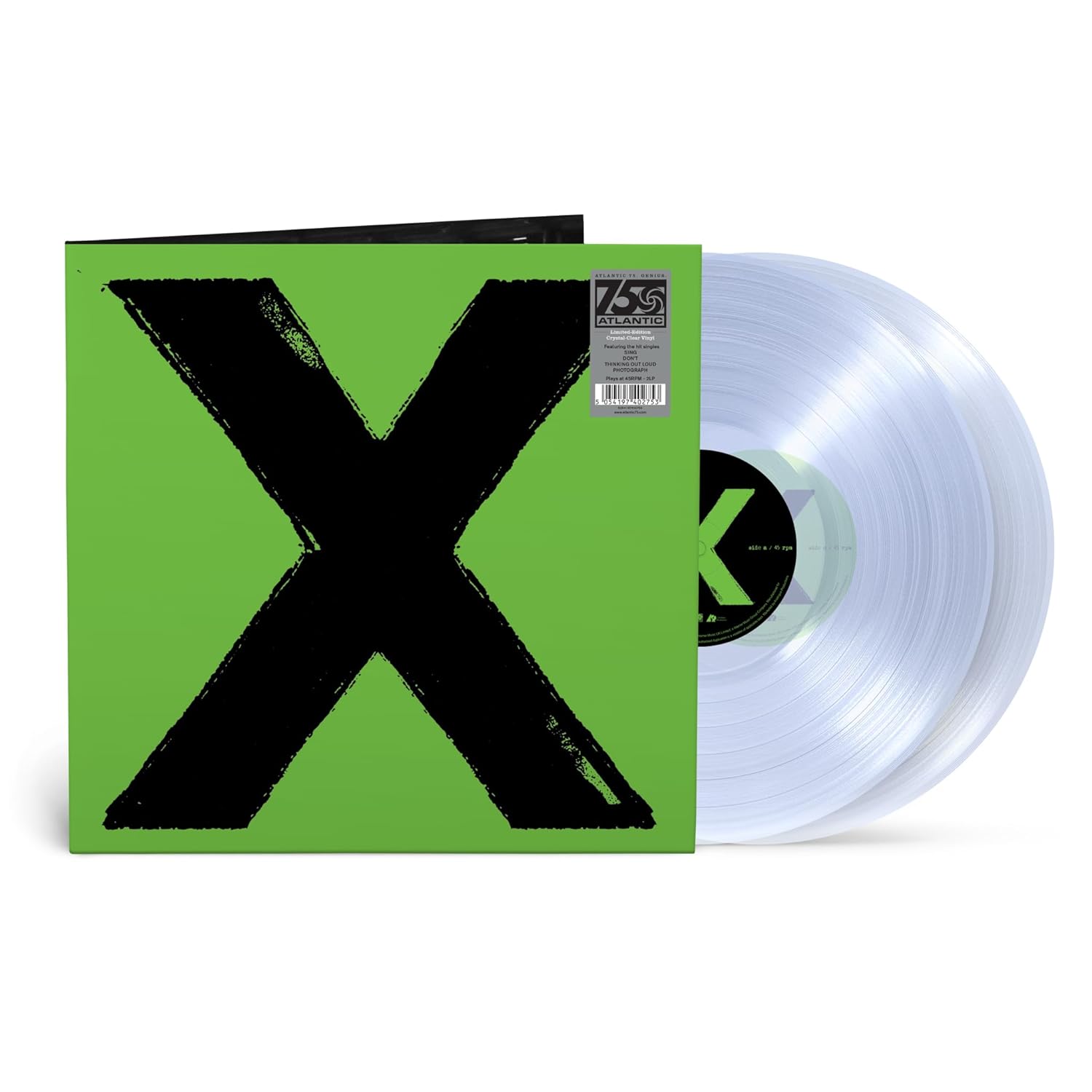 SHEERAN ED - X 45rpm clear vinyl LP2