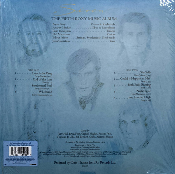 ROXY MUSIC - SIREN half-speed LP - Slika 2