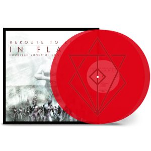 IN FLAMES - REROUTE TO REMAIN transarent red vinyl LP2