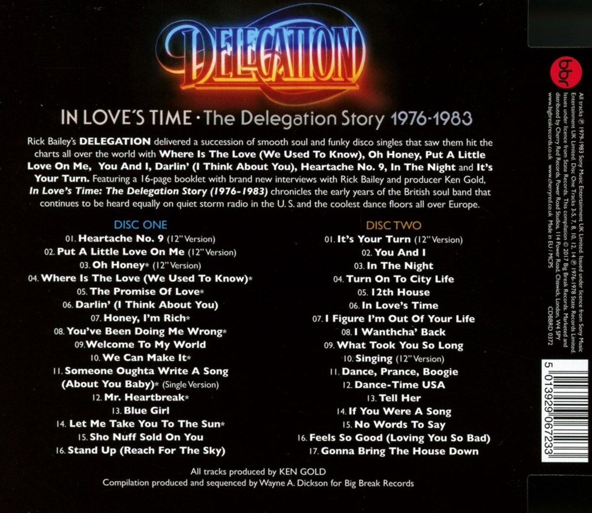DELEGATION - IN LOVE'S TIME CD2 - Slika 2