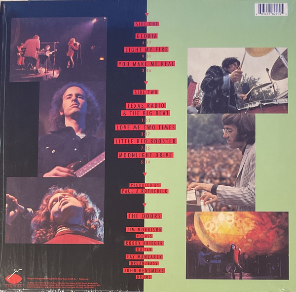 DOORS - ALIVE SHE CRIED emerald vinyl LP - Slika 3