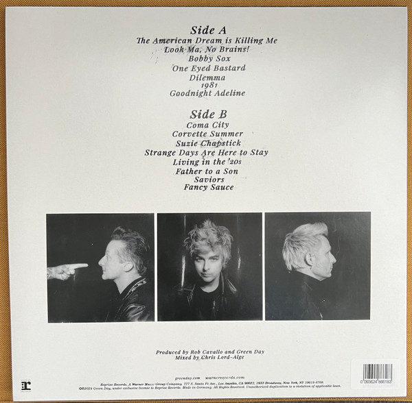 GREEN DAY - SAVIORS pink/black marbled vinyl LP - Slika 4