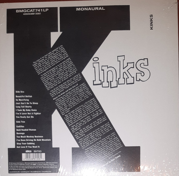 KINKS - KINKS LP (Reissue, Mono) - Slika 2
