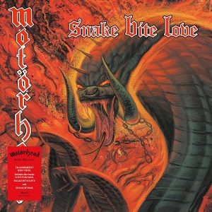 MOTORHEAD - SNAKE BITE LOVE transparent red vinyl LP