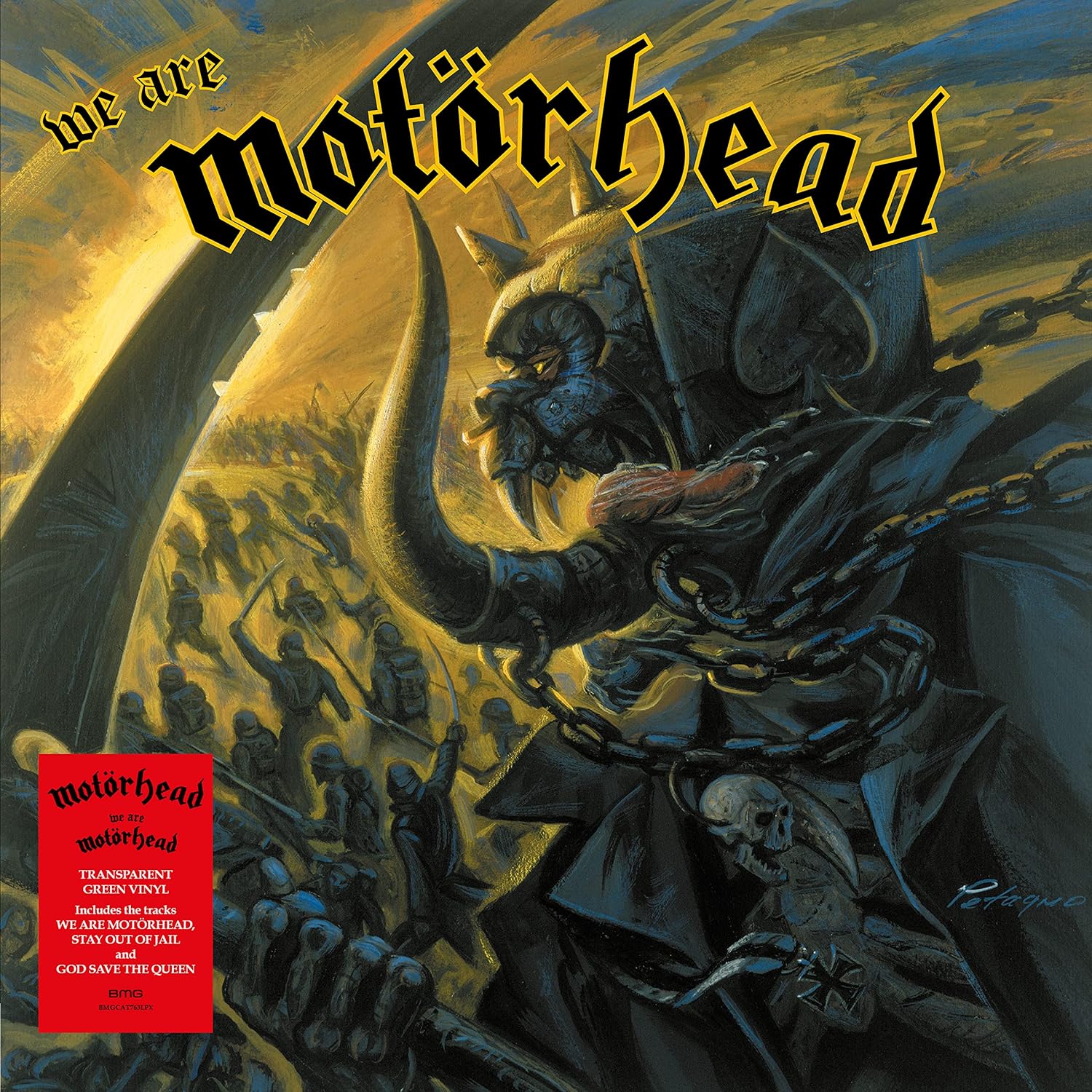 MOTORHEAD - WE ARE MOTORHEAD transparent green vinyl LP