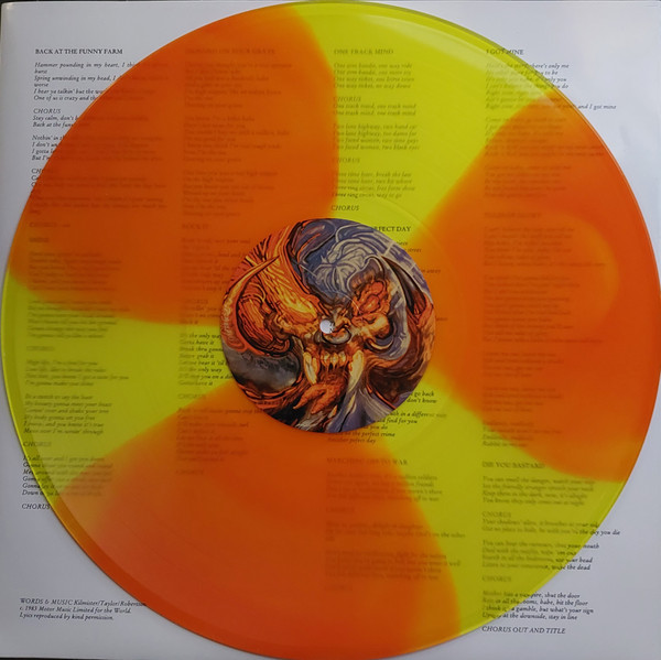 MOTORHEAD - ANOTHER PERFECT DAY orange & yellow spinner vinyl LP - Slika 2