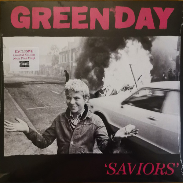 GREEN DAY - SAVIORS neon pink vinyl LP