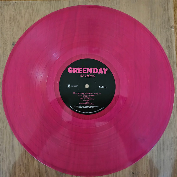 GREEN DAY - SAVIORS neon pink vinyl LP - Slika 2