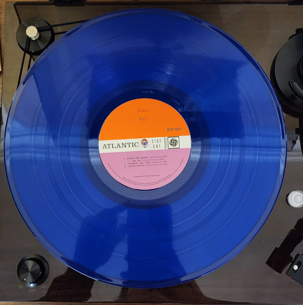 YES - YES cobalt-blue vinyl LP - Image 2