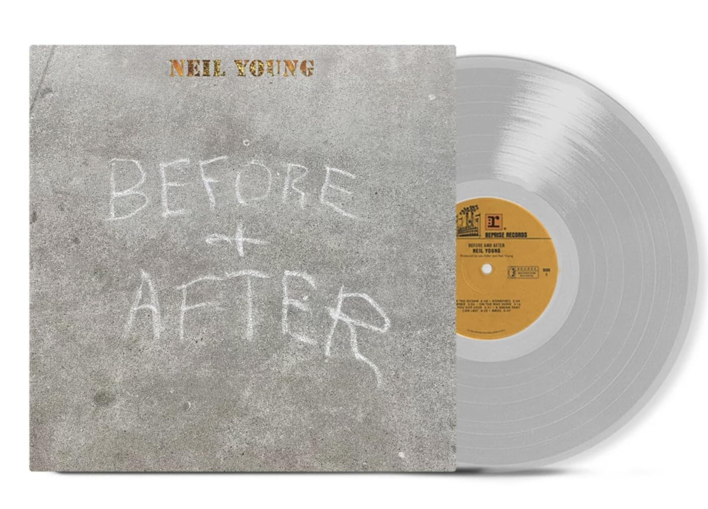 YOUNG NEIL - BEFORE AND AFTER ltd clear vinyl LP