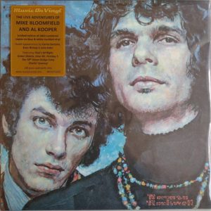 BLOOMFIELD MIKE & AL KOOPER - LIVE ADVENTURES ltd blue & white marbled vinyl LP2