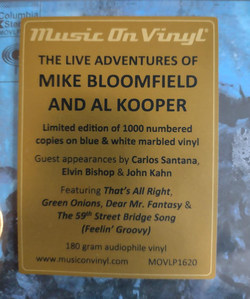 BLOOMFIELD MIKE & AL KOOPER - LIVE ADVENTURES ltd blue & white marbled vinyl LP2 - Slika 3