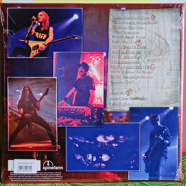 CHILDREN OF BODOM - CHAPTER CALLED red & black vinyl LP2 - Slika 3