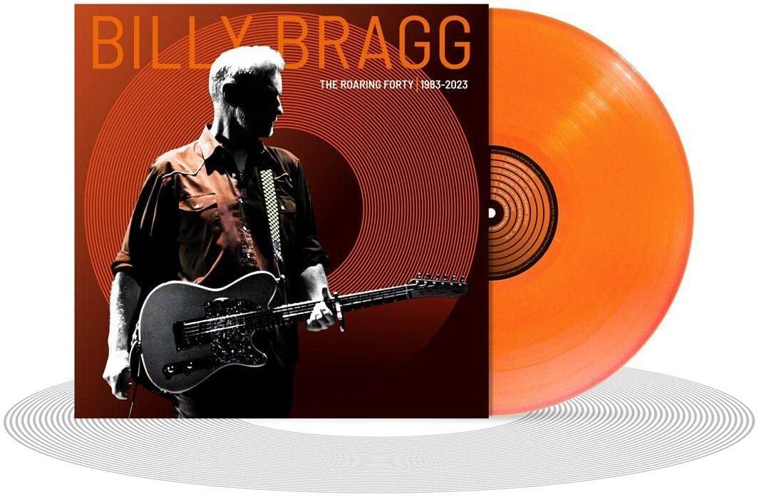 BRAGG BILLY - ROARING FORTY 1983 - 2023 orange vinyl LP