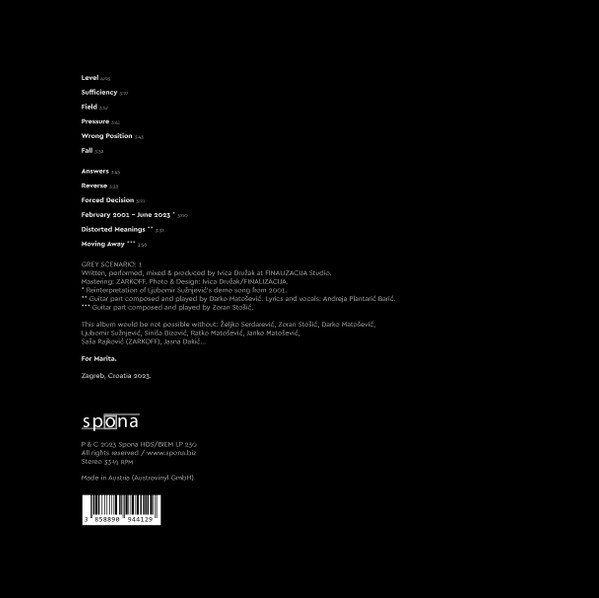 GREY SCENARIO - 1 LP - Slika 2