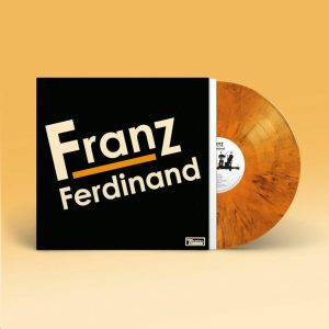 FRANZ FEZDINAND - FRANZ FERDINAND 20th anniversary black/orange swirl vinyl LP